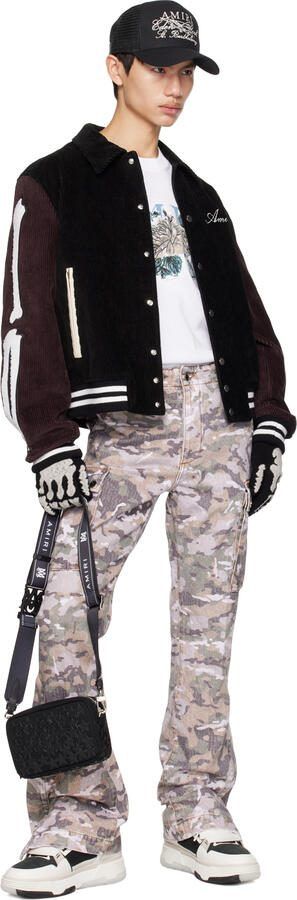 AMIRI White  Black MA-1 Sneakers - Picture 4