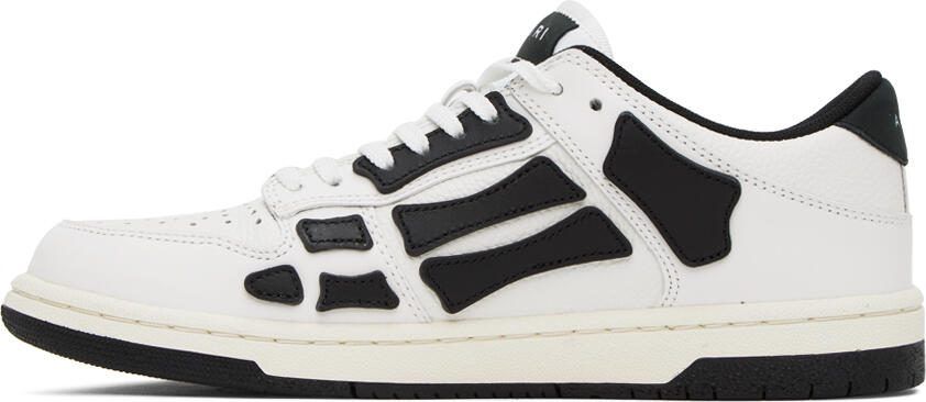 AMIRI White  Black Skel Top Low Sneakers - Picture 3