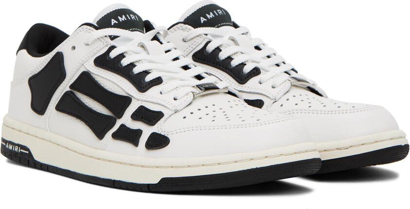 AMIRI White  Black Skel Top Low Sneakers - Picture 2
