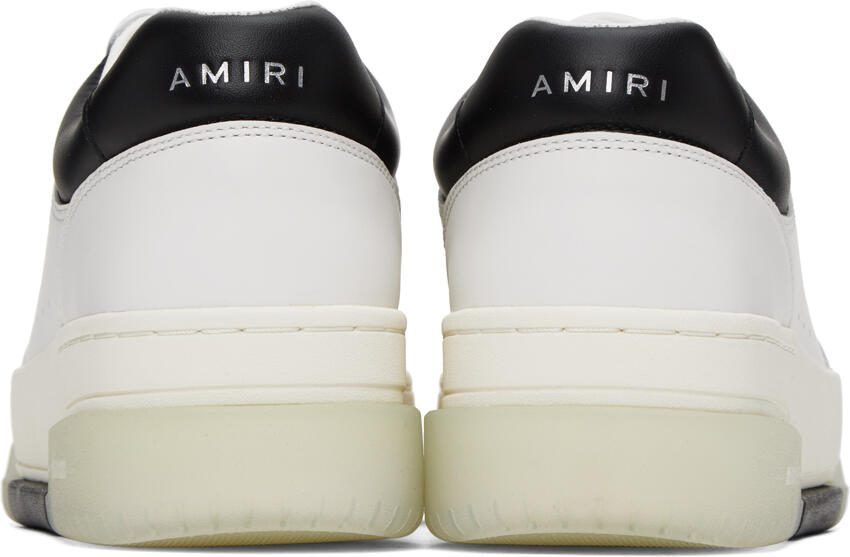 AMIRI White  Black Stadium Low Sneakers