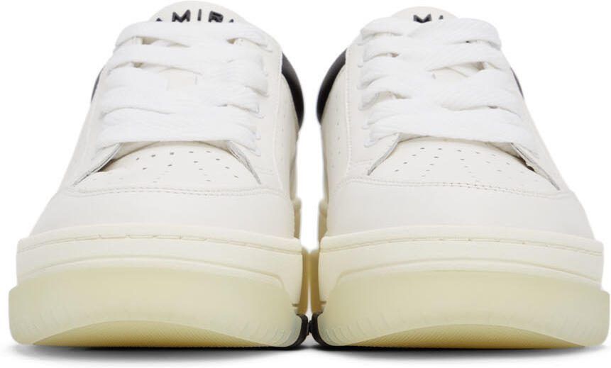 AMIRI White  Black Stadium Low Sneakers - Picture 3