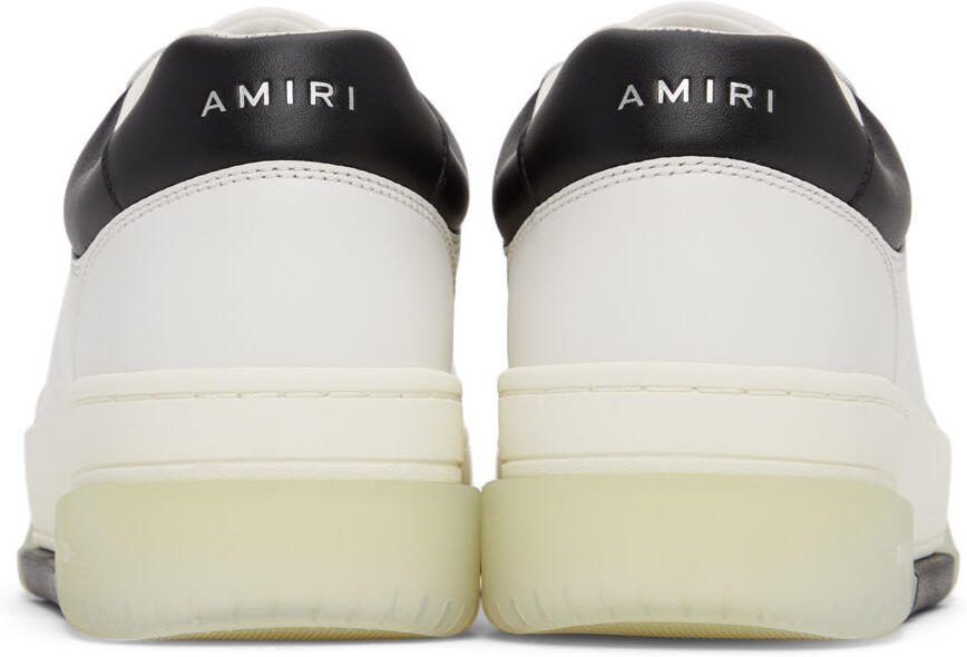 AMIRI White  Black Stadium Low Sneakers - Picture 2