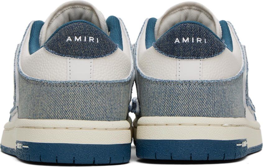 AMIRI Blue  White Skel Top Low Sneakers