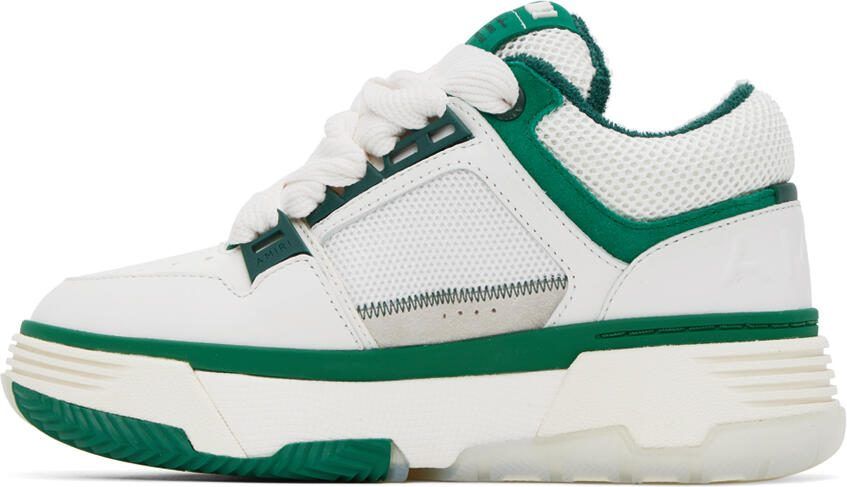 AMIRI White  Green MA-1 Sneakers - Picture 3