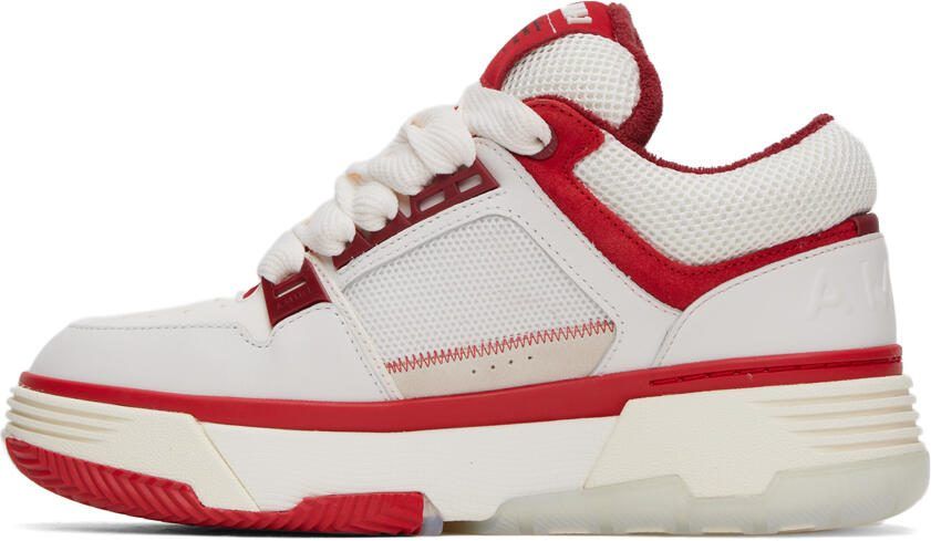 AMIRI White  Red MA-1 Sneakers - Picture 3