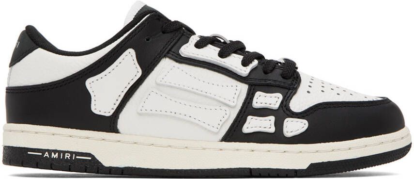 AMIRI Kids Black  White Skel Sneakers - Picture 4