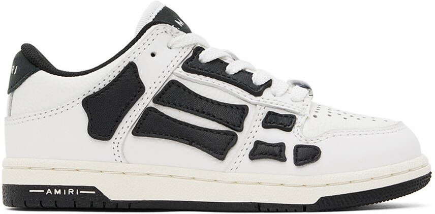 AMIRI Kids Black  White Skel Sneakers - Picture 4