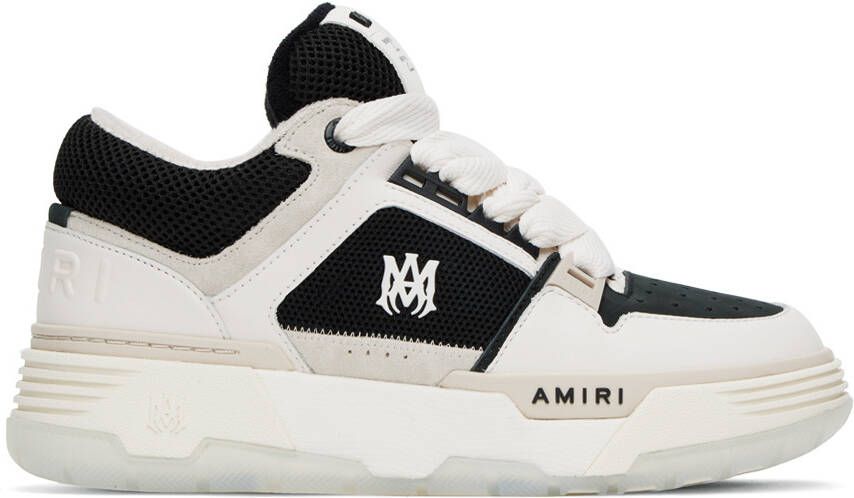 AMIRI White  Black MA-1 Sneakers - Picture 5