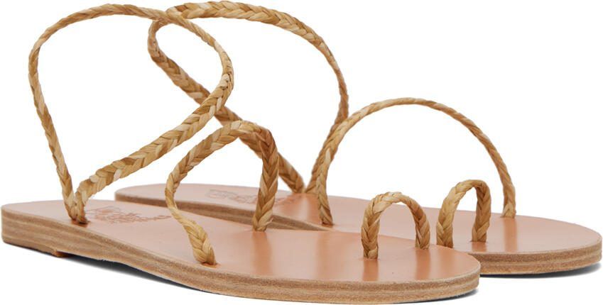 Ancient Greek Sandals Beige Eleftheria Sandals - Picture 2