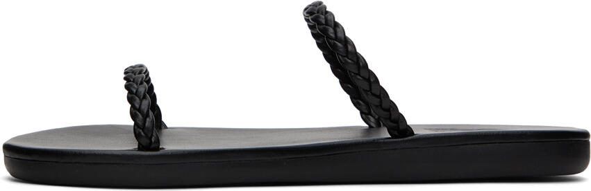 Ancient Greek Sandals Black Aprilia Sandals - Picture 4