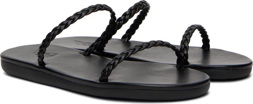 Ancient Greek Sandals Black Aprilia Sandals - Picture 2