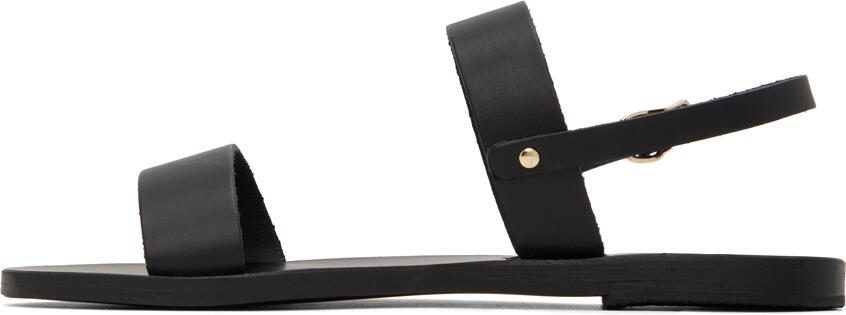 Ancient Greek Sandals Black Clio Sandals - Picture 4