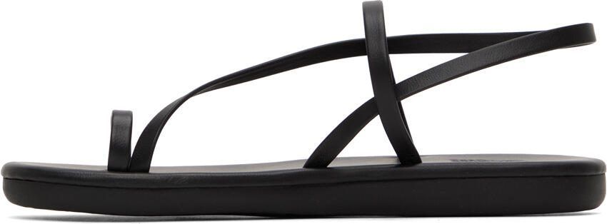 Ancient Greek Sandals Black Euterpe Sandals - Picture 3
