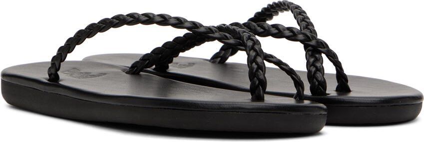 Ancient Greek Sandals Black Ioulia Sandals - Picture 3