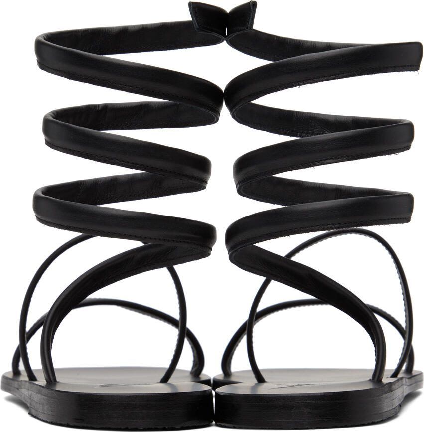 Ancient Greek Sandals Black Ofis Sandals
