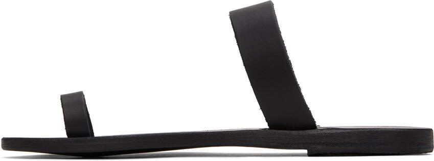 Ancient Greek Sandals Black Thalia Sandals - Picture 4