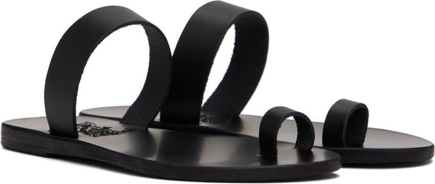 Ancient Greek Sandals Black Thalia Sandals - Picture 2
