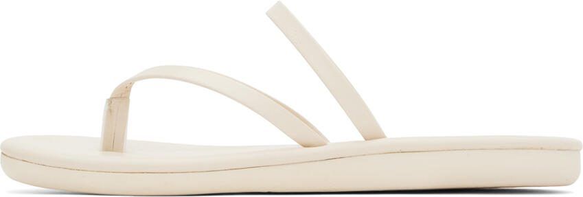 Ancient Greek Sandals Off-White Flip Flop Sandals - Picture 4