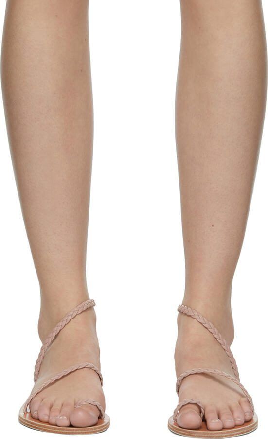 Ancient Greek Sandals Pink Eleftheria Sandals - Picture 3