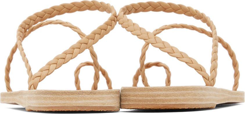Ancient Greek Sandals Tan Eleftheria Sandals