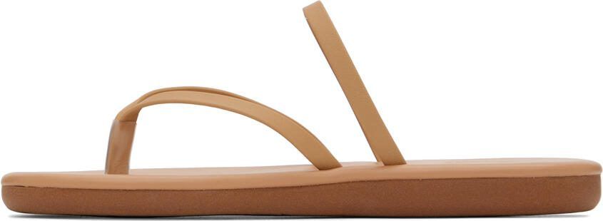 Ancient Greek Sandals Tan Flip Flop Sandals - Picture 3