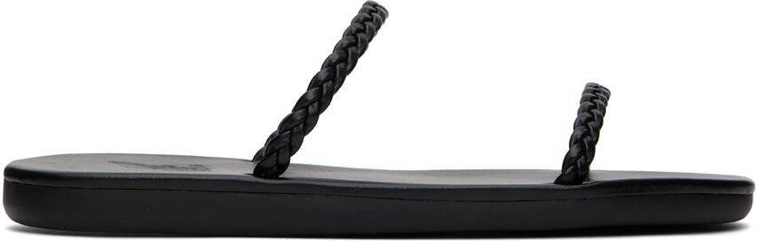 Ancient Greek Sandals Black Aprilia Sandals - Picture 5