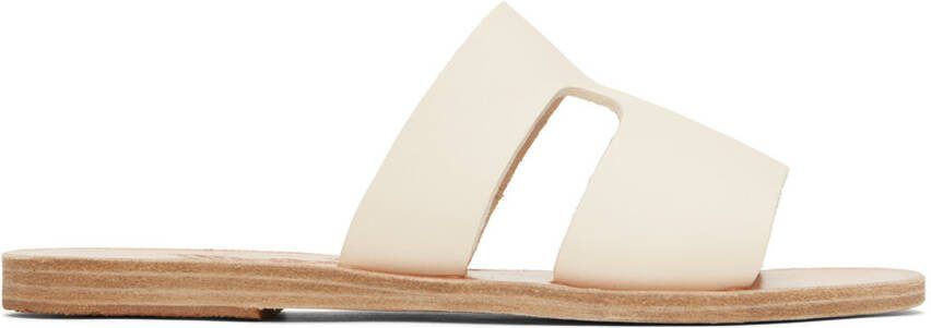 Ancient Greek Sandals Off-White Apteros Sandals - Picture 5