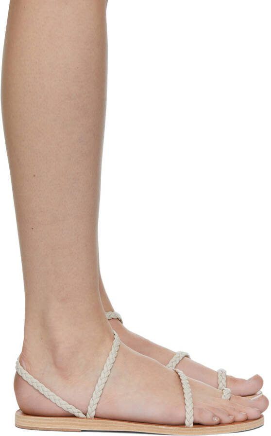 Ancient Greek Sandals Off-White Eleftheria Sandals - Picture 5