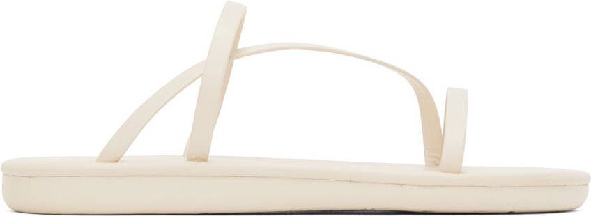 Ancient Greek Sandals Off-White Parthena Sandals - Picture 5