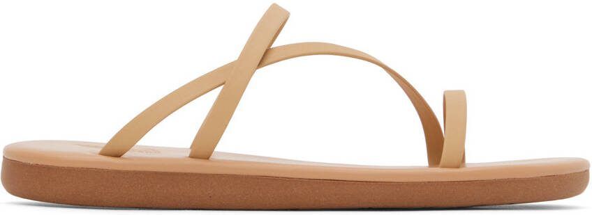 Ancient Greek Sandals Tan Parthena Sandals - Picture 5