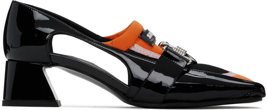 Ancuta Sarca Black  Orange Olga Heels - Picture 5