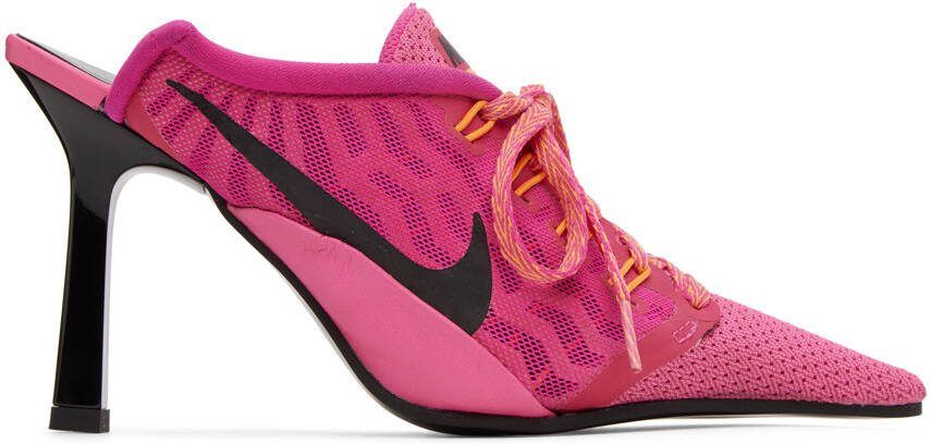 Ancuta Sarca Pink  Red Lima Sock Boots