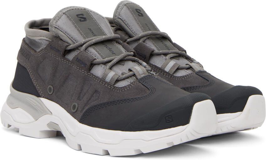 And wander Gray Salomon Edition Jungle Ultra Low Sneakers - Picture 2