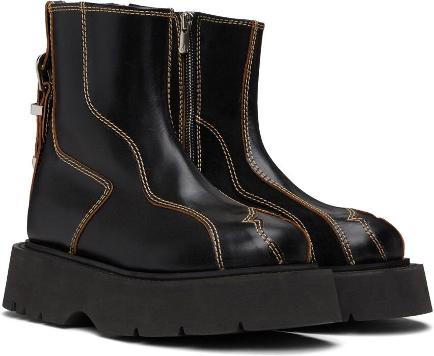 Andersson Bell Black Fia Ankle Boots - Picture 2