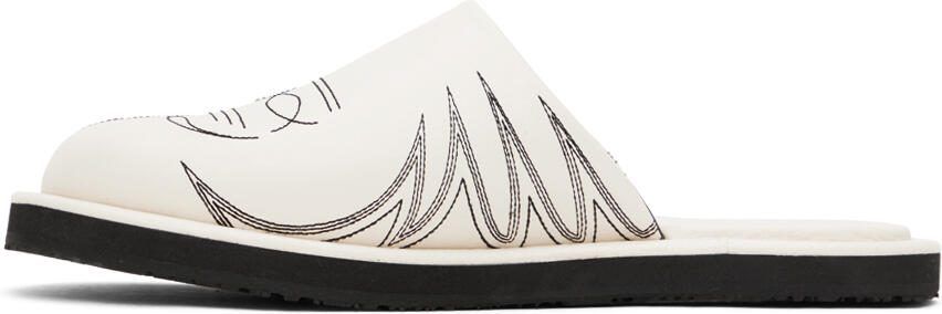 Andersson Bell Off-White Western Mules - Picture 4