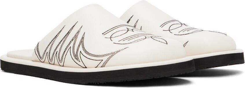 Andersson Bell Off-White Western Mules - Picture 2