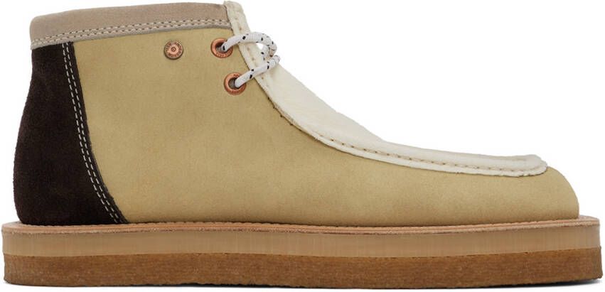 Andersson Bell White  Beige Credose Desert Boots - Picture 5