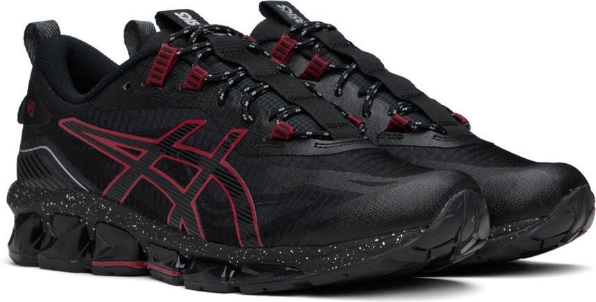 Asics Black  Burgundy GEL-QUANTUM 360 VII Sneakers - Picture 2