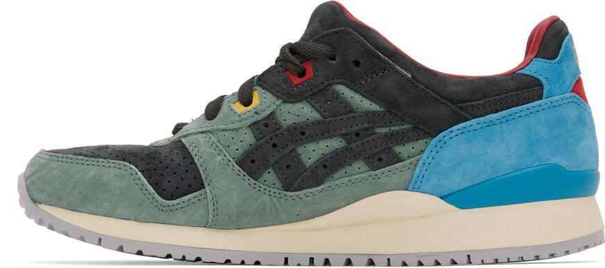 Asics Black  Green Gel-Lyte III OG Sneakers - Picture 3