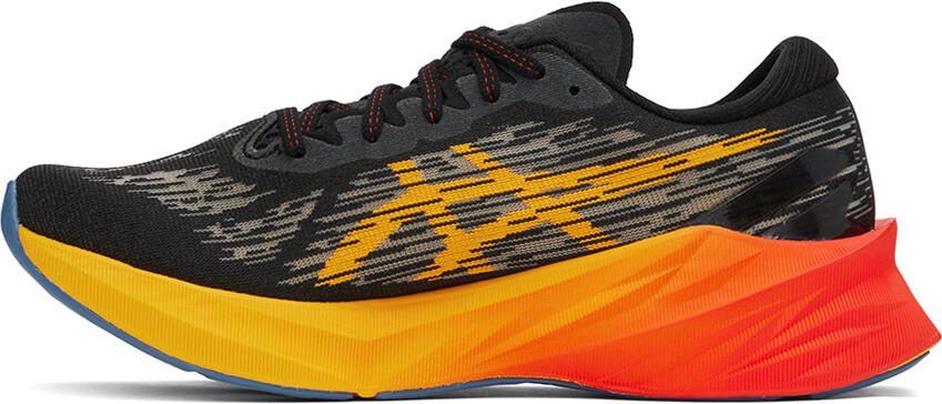 Asics Black  Orange NOVABLAST 3 Sneakers - Picture 3