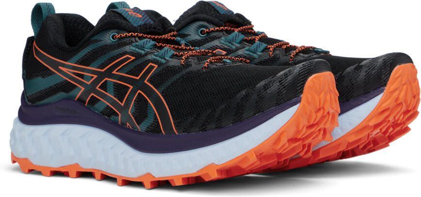 Asics Black  Orange Trabuco Max Sneakers - Picture 2