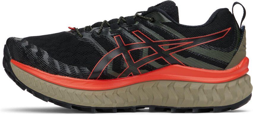Asics Black  Orange Trabuco Max Sneakers - Picture 3