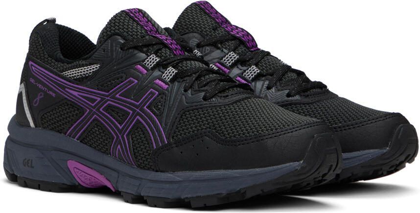 Asics Black  Purple GEL-VENTURE 8 Sneakers - Picture 2