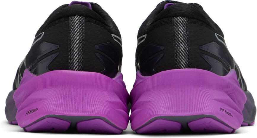 Asics Black  Purple NOVABLAST 3 LITE-SHOW Sneakers - Picture 4