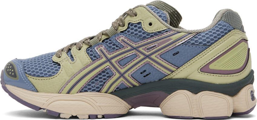 Asics Blue  Green UB3-S Gel-Nimbus 9 Sneakers - Picture 3
