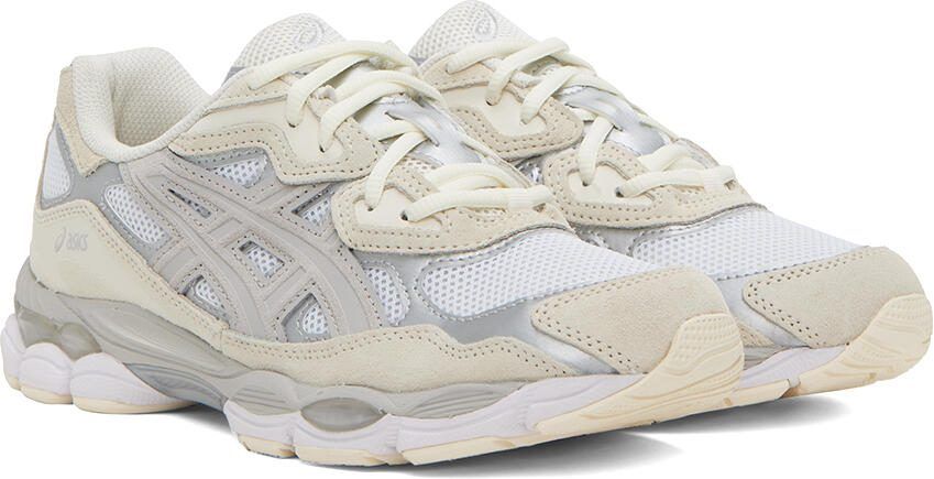 Asics Gray  Beige Gel-NYC Sneakers - Picture 2
