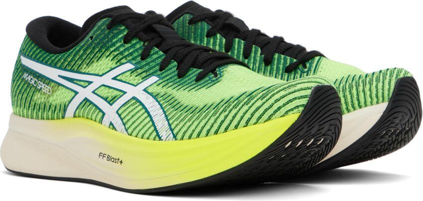 Asics Green  Yellow MAGIC SPEED 2 Sneakers - Picture 2
