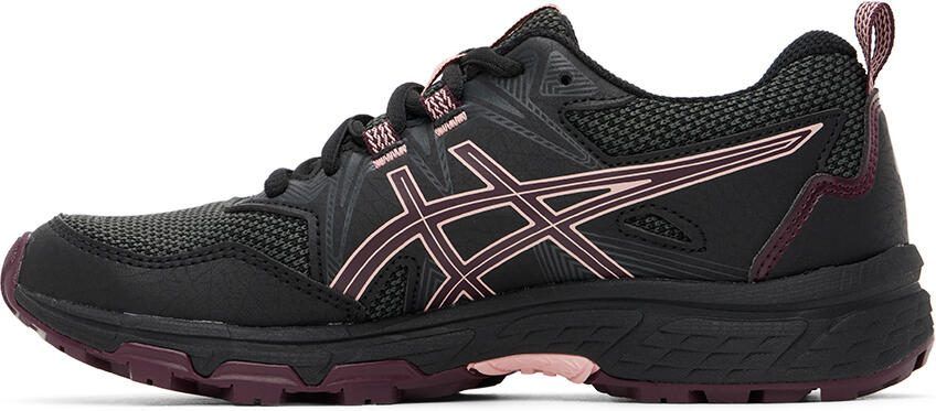 Asics Kids Black  Pink Gel-Venture 8 Big Kids Sneakers - Picture 3