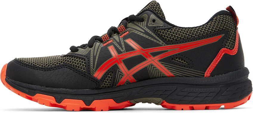 Asics Kids Black  Red Gel-Venture 8 Big Kids Sneakers - Picture 3