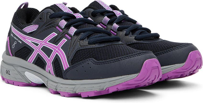 Asics Kids Navy  Purple Gel-Venture™ Big Kids Sneakers - Picture 2